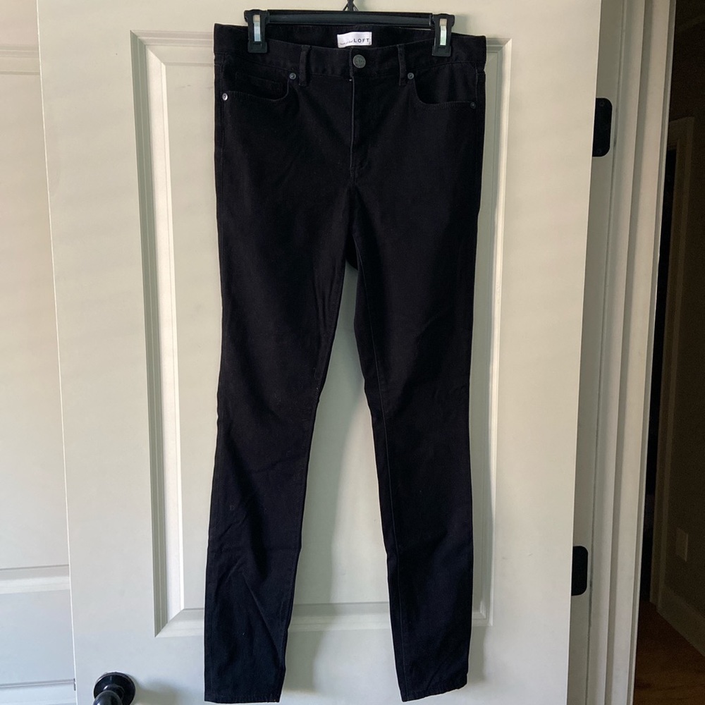 Loft Black Skinny Jeans